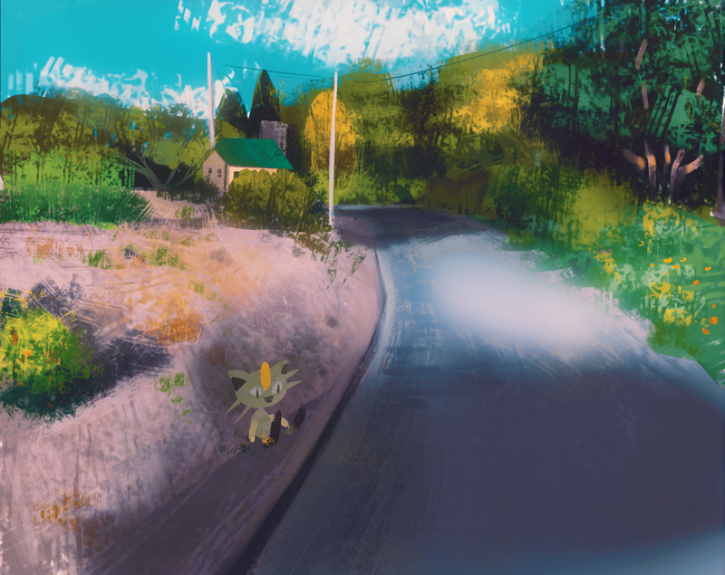 Illustration for article titled Beautiful Paintings Of Pokemon's Kanto Region